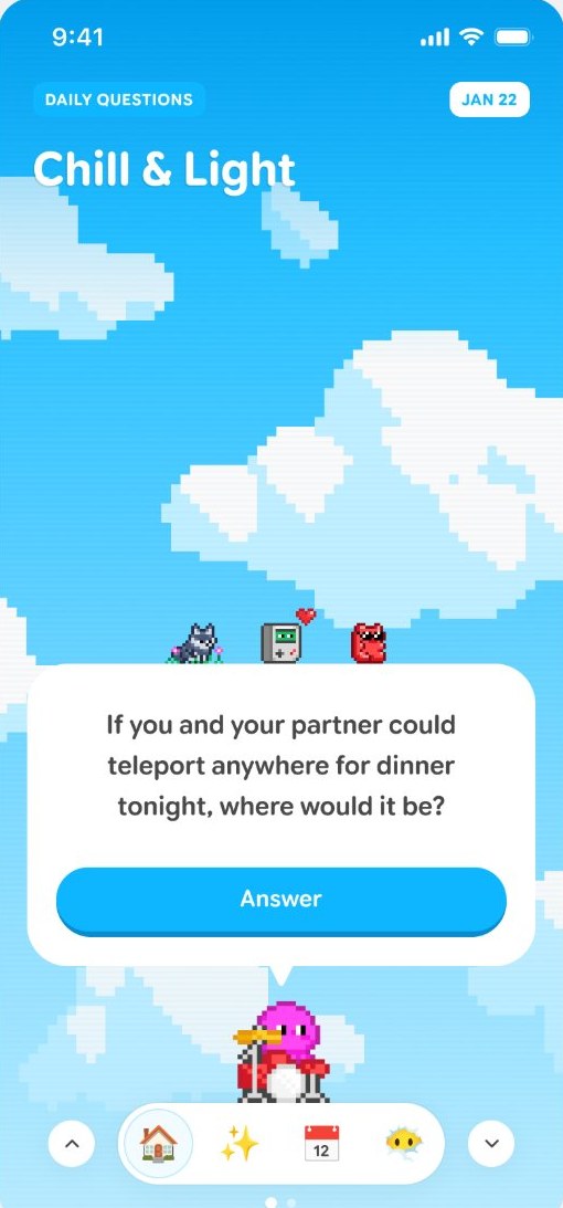 Chill and Light daily question